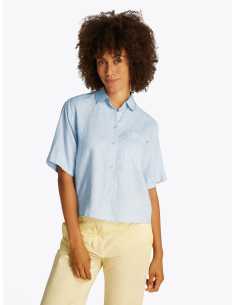 პერანგი Tommy Hilfiger - ESS LINEN S/S SHIRT
