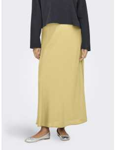 ქვედაბოლო ONLY - ONLCHIGO ANKEL SATIN SKIRT WVN