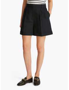 შორტი Tommy Hilfiger - LINEN MIX PLEATED SHORT