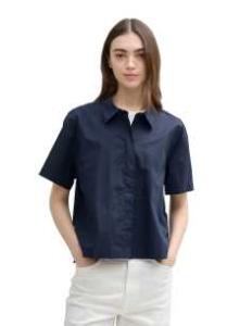პერანგი Tom Tailor - Boxy Shirt With Placket Detail