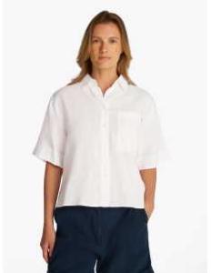 პერანგი Tommy Hilfiger - ESS LINEN S/S SHIRT