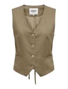 ქურთუკი ONLY - ONLCARO S/L LINEN BLEND VEST CC TLR