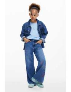 ბავშვის ჯინსი DESIGUAL - Denim Pants With Stars