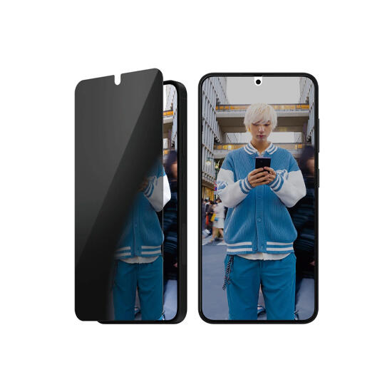 PanzerGlass Privacy Screen Protector Samsung Galaxy S25 Wide Fit PGRPUWFG38388