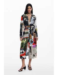 კაბა DESIGUAL - Dress Designed By Mr. Christian Lacroix