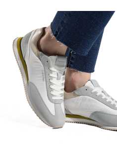 ქალის ბოტასი CALVIN KLEIN - RUNNER LACE UP - NYLON MIX