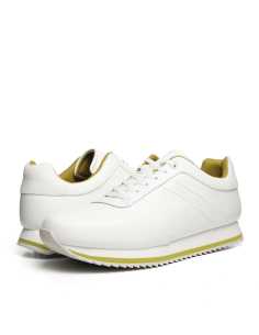 ქალის ბოტასი CALVIN KLEIN - RUNNER LACE UP - WOVEN BT