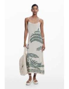 კაბა DESIGUAL - Palm Texture Dress