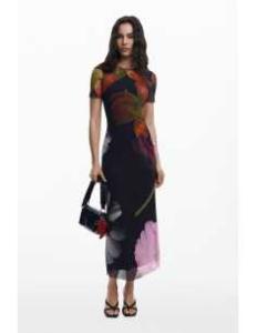 კაბა DESIGUAL - Tulle Flower Dress