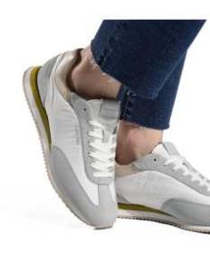 ქალის ბოტასი CALVIN KLEIN - RUNNER LACE UP - NYLON MIX