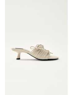სანდალი ALOHAS - Viva White Leather Sandals