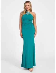 კაბა GUESS - DESY 3D FLOWER LONG DRESS