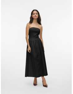 კაბა Vero Moda - VMANE BANDEAU 7/8 DRESS JRS GA