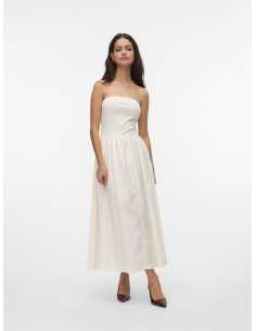 კაბა Vero Moda - VMANE BANDEAU 7/8 DRESS JRS GA