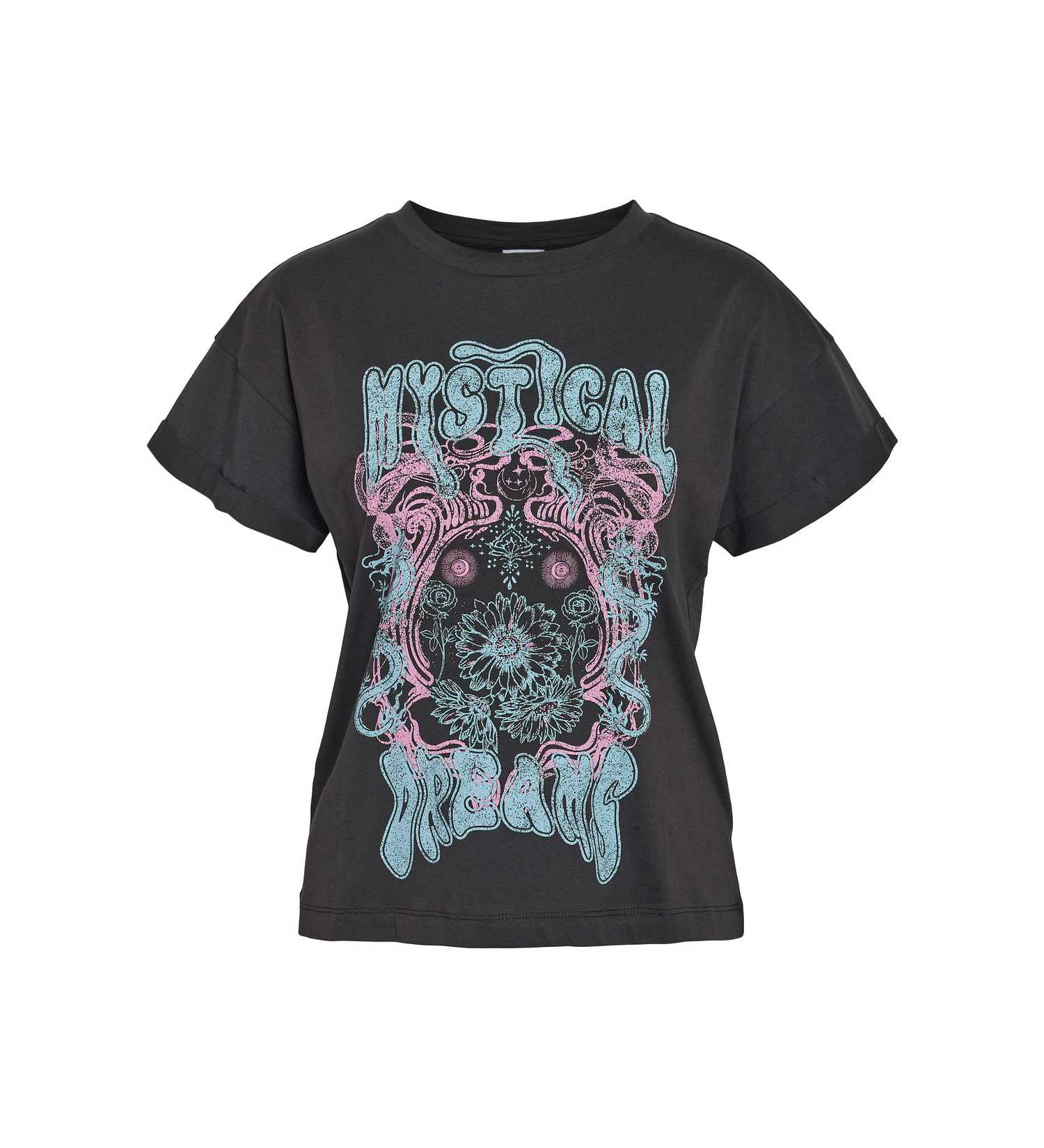 მაისურები Noisy May - NMGABY S/S EXPRESSION O-NECK T-SHIRT FWD