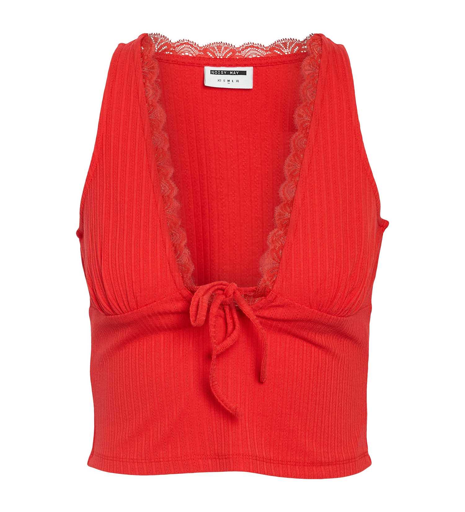 მაისურები Noisy May - NMSELENA S/L TIE TOP JRS