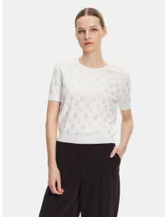 პერანგი GUESS - JASMINE G CN SS BOXY SWTR