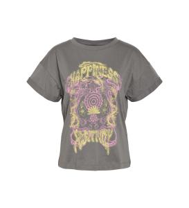 მაისურები Noisy May - NMGABY S/S EXPRESSION O-NECK T-SHIRT FWD