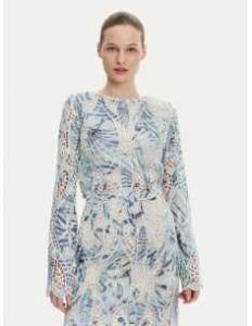 პერანგი GUESS - LS ANASTASIA LACE TOP