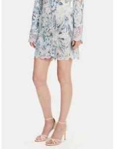 ქვედაბოლო GUESS - ANASTASIA EMBRO MINI SKIRT