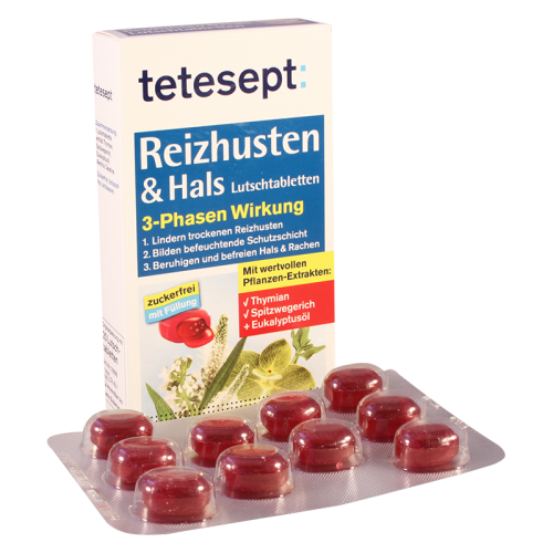 ტეტესეპტი ხველის და ყელის 3-ფაზიანი უშაქრო