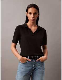 მაისურები CALVIN KLEIN - SS REFINED COTTON J COLLAR POLO