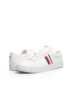 კედები Tommy Hilfiger - TH HI VULC LOW CORE STRIPES MESH