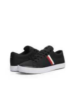 კედები Tommy Hilfiger - TH HI VULC LOW CORE STRIPES MESH