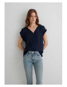 პერანგი MAVI - V NECK BLOUSE