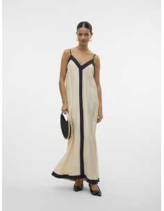 კაბა Vero Moda - VMDENISE SINGLET ANKLE DRESS WVN BTQ GA