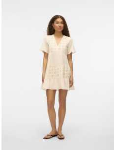 კაბა Vero Moda - VMNATALI 2/4 SHORT DRESS WVN GA