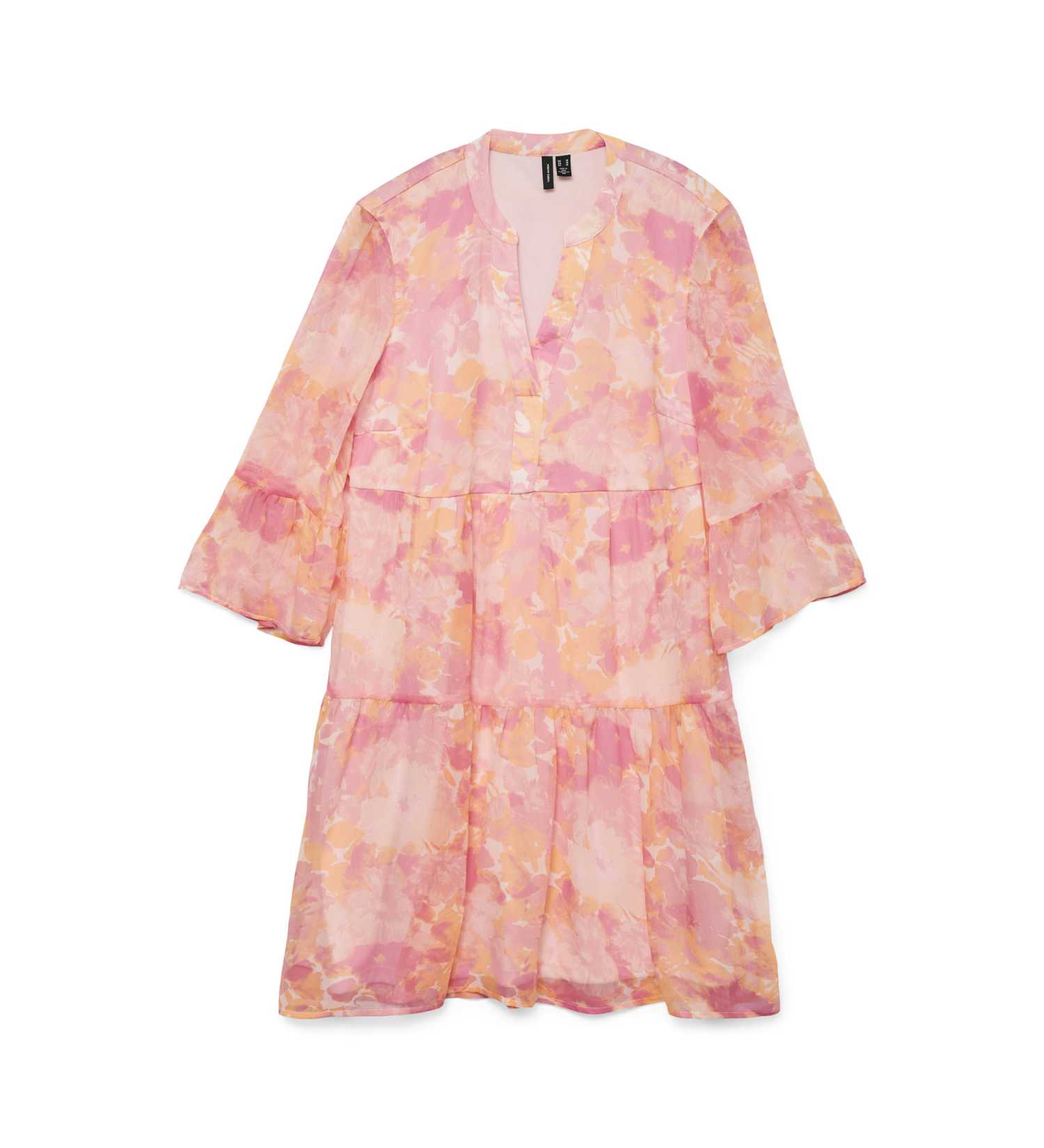 კაბა Vero Moda - VMSMILLA 3/4 SHORT DRESS WVN GA