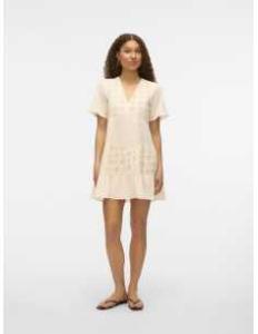 კაბა Vero Moda - VMNATALI 2/4 SHORT DRESS WVN GA