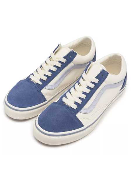 ქალის ბოტასი VANS - Old Skool MULTI BLOCK BLUE