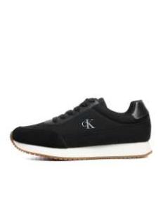 ქალის ბოტასი CALVIN KLEIN - RETRO RUNNER LOW LACEUP CANVAS