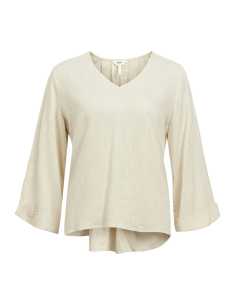 მაისურები OBJECT - OBJAYA 3/4 LO V-NECK TOP 138