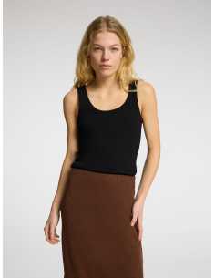 მაისურები SELECTED FEMME - SLFANNA U-NECK TANK TOP NOOS