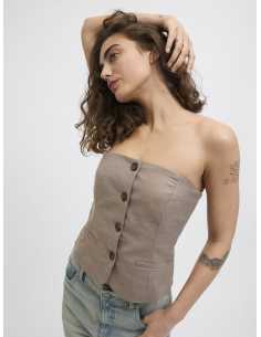 პიჯაკი JJXX - JXLELA OFF SHOULDER WAISTCOAT TLR