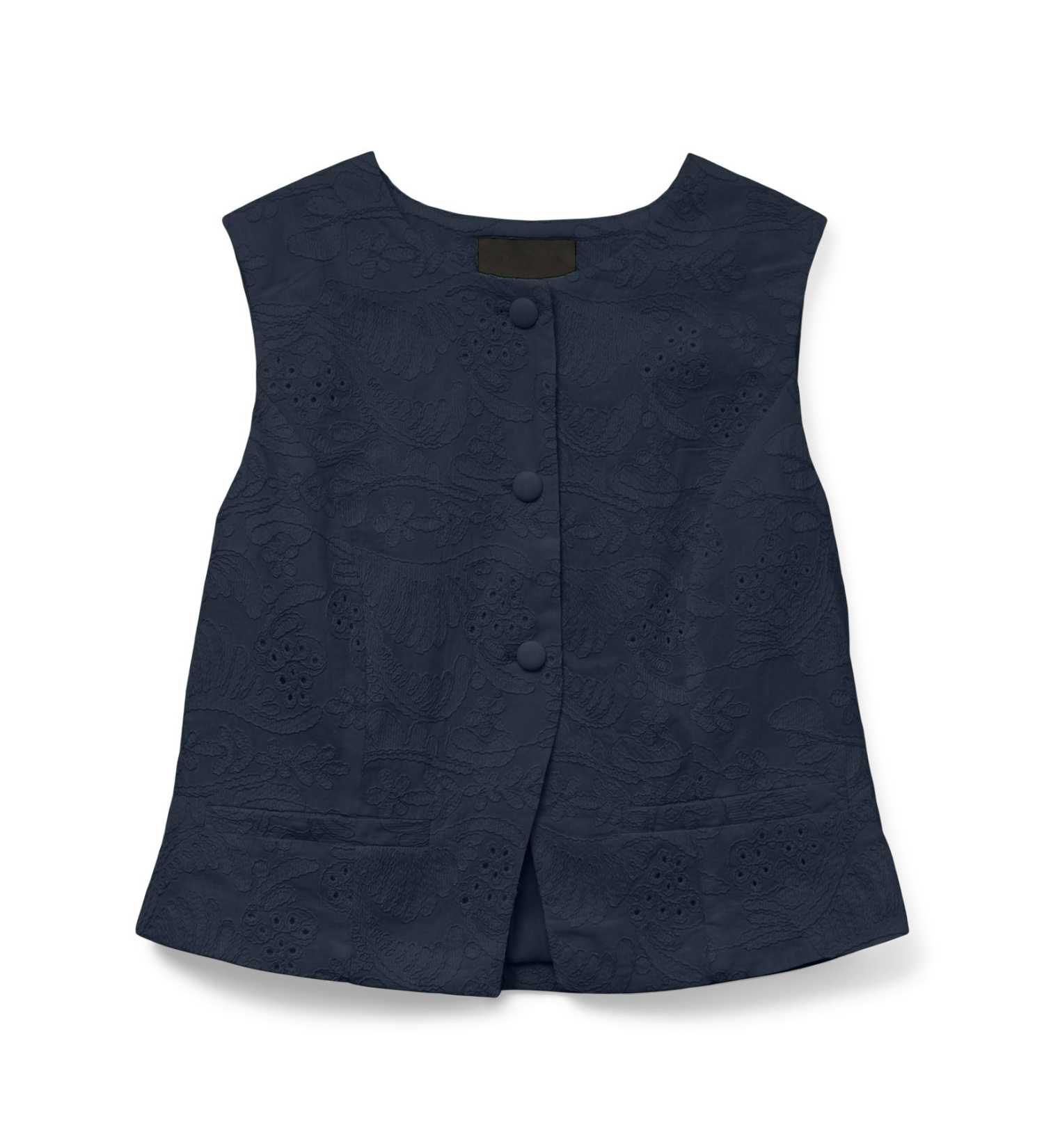 პიჯაკი Vero Moda - VMELINE SL SHORT EMBR WAISTCOAT