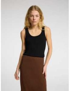 მაისურები SELECTED FEMME - SLFANNA U-NECK TANK TOP NOOS