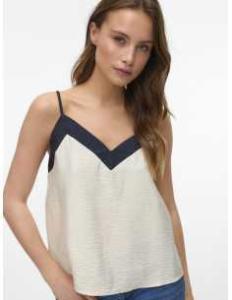 მაისურები Vero Moda - VMDENISE SINGLET TOP WVN BTQ GA