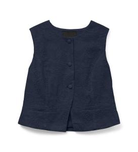 პიჯაკი Vero Moda - VMELINE SL SHORT EMBR WAISTCOAT