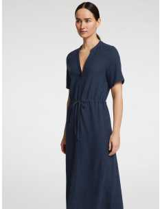 კაბა SELECTED FEMME - SLFVIVA-DAMINA SS ANKLE SUN DRESS NOOS