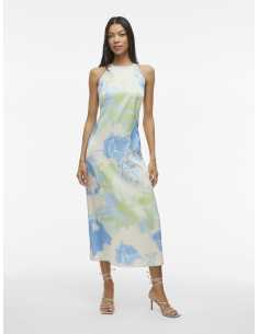 კაბა VILA - VIRAVENNA O-NECK S/L ANKLE DRESS/DC/BFS