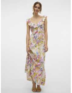 კაბა Vero Moda - VMDICTHE S/L ANKLE DETAIL DRESS WVN GA