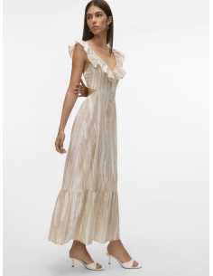 კაბა Vero Moda - VMDICTHE S/L ANKLE DETAIL DRESS WVN GA