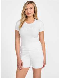 მაისურები GUESS - CN SS LOGO SEGQUINS TEE