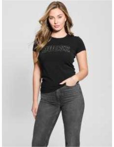 მაისურები GUESS - CN SS LOGO LACE TEE