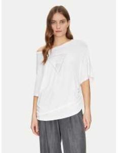 მაისურები GUESS - TRIANGLE STRASS SS MAXI TEE