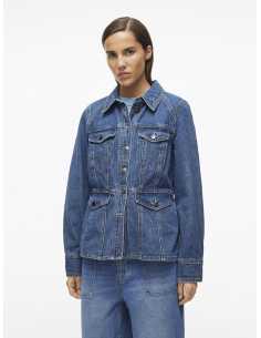 ქურთუკი ROUGE VILA - ROUANNELIESE L/S DENIM SHIRT JACKET